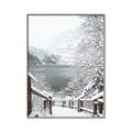 Picture of Snowy Bridge _GroupedProduct_Rectangle_Portrait_Photography _GroupedProduct_Rectangle_Portrait_Canvas_Framed_