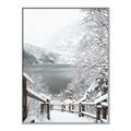 Picture of Snowy Bridge _GroupedProduct_Rectangle_Portrait_Photography _GroupedProduct_Rectangle_Portrait_Canvas_Framed_