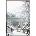 Picture of Snowy Bridge _GroupedProduct_Rectangle_Portrait_Photography _GroupedProduct_Rectangle_Portrait_Canvas_Framed_