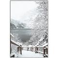 Picture of Snowy Bridge _GroupedProduct_Rectangle_Portrait_Photography _GroupedProduct_Rectangle_Portrait_Canvas_Framed_
