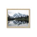 Picture of Mirror image of Mt Shuksan _GroupedProduct_Rectangle_Landscape_Photography _GroupedProduct_Rectangle_Landscape_Framed_Matted_