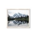 Picture of Mirror image of Mt Shuksan _GroupedProduct_Rectangle_Landscape_Photography _GroupedProduct_Rectangle_Landscape_Framed_Matted_
