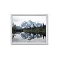 Picture of Mirror image of Mt Shuksan _GroupedProduct_Rectangle_Landscape_Photography _GroupedProduct_Rectangle_Landscape_Framed_Matted_