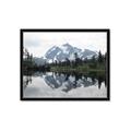 Picture of Mirror image of Mt Shuksan _GroupedProduct_Rectangle_Landscape_Photography _GroupedProduct_Rectangle_Landscape_Framed_Matted_