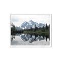 Picture of Mirror image of Mt Shuksan _GroupedProduct_Rectangle_Landscape_Photography _GroupedProduct_Rectangle_Landscape_Framed_Matted_