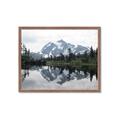 Picture of Mirror image of Mt Shuksan _GroupedProduct_Rectangle_Landscape_Photography _GroupedProduct_Rectangle_Landscape_Framed_Matted_