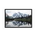 Picture of Mirror image of Mt Shuksan _GroupedProduct_Rectangle_Landscape_Photography _GroupedProduct_Rectangle_Landscape_Framed_Matted_