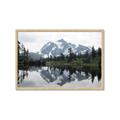 Picture of Mirror image of Mt Shuksan _GroupedProduct_Rectangle_Landscape_Photography _GroupedProduct_Rectangle_Landscape_Framed_Matted_