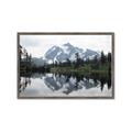 Picture of Mirror image of Mt Shuksan _GroupedProduct_Rectangle_Landscape_Photography _GroupedProduct_Rectangle_Landscape_Framed_Matted_