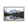 Picture of Mirror image of Mt Shuksan _GroupedProduct_Rectangle_Landscape_Photography _GroupedProduct_Rectangle_Landscape_Framed_Matted_