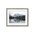 Picture of Mirror image of Mt Shuksan _GroupedProduct_Rectangle_Landscape_Photography _GroupedProduct_Rectangle_Landscape_Framed_Matted_