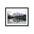 Picture of Mirror image of Mt Shuksan _GroupedProduct_Rectangle_Landscape_Photography _GroupedProduct_Rectangle_Landscape_Framed_Matted_