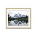 Picture of Mirror image of Mt Shuksan _GroupedProduct_Rectangle_Landscape_Photography _GroupedProduct_Rectangle_Landscape_Framed_Matted_