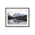 Picture of Mirror image of Mt Shuksan _GroupedProduct_Rectangle_Landscape_Photography _GroupedProduct_Rectangle_Landscape_Framed_Matted_