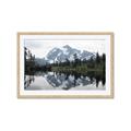 Picture of Mirror image of Mt Shuksan _GroupedProduct_Rectangle_Landscape_Photography _GroupedProduct_Rectangle_Landscape_Framed_Matted_