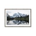Picture of Mirror image of Mt Shuksan _GroupedProduct_Rectangle_Landscape_Photography _GroupedProduct_Rectangle_Landscape_Framed_Matted_