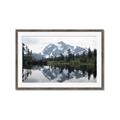 Picture of Mirror image of Mt Shuksan _GroupedProduct_Rectangle_Landscape_Photography _GroupedProduct_Rectangle_Landscape_Framed_Matted_