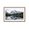 Picture of Mirror image of Mt Shuksan _GroupedProduct_Rectangle_Landscape_Photography _GroupedProduct_Rectangle_Landscape_Framed_Matted_