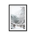 Picture of Snowy Bridge _GroupedProduct_Rectangle_Portrait_Photography _GroupedProduct_Rectangle_Portrait_Framed_Matted_