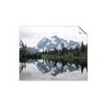 Picture of Mirror image of Mt Shuksan _GroupedProduct_Rectangle_Landscape_Photography _GroupedProduct_Rectangle_Landscape_Unframed_Print_Only_