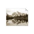 Picture of Mirror image of Mt Shuksan _GroupedProduct_Rectangle_Landscape_Photography _GroupedProduct_Rectangle_Landscape_Unframed_Print_Only_