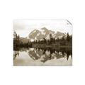 Picture of Mirror image of Mt Shuksan _GroupedProduct_Rectangle_Landscape_Photography _GroupedProduct_Rectangle_Landscape_Unframed_Print_Only_