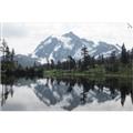 Picture of Mirror image of Mt Shuksan _GroupedProduct_Rectangle_Landscape_Photography _GroupedProduct_Rectangle_Landscape_Unframed_Print_Only_