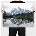 Picture of Mirror image of Mt Shuksan _GroupedProduct_Rectangle_Landscape_Photography _GroupedProduct_Rectangle_Landscape_Canvas_