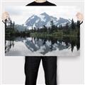 Picture of Mirror image of Mt Shuksan _GroupedProduct_Rectangle_Landscape_Photography _GroupedProduct_Rectangle_Landscape_Canvas_