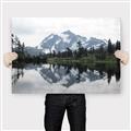 Picture of Mirror image of Mt Shuksan _GroupedProduct_Rectangle_Landscape_Photography _GroupedProduct_Rectangle_Landscape_Canvas_
