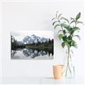 Picture of Mirror image of Mt Shuksan _GroupedProduct_Rectangle_Landscape_Photography _GroupedProduct_Rectangle_Landscape_Canvas_