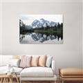 Picture of Mirror image of Mt Shuksan _GroupedProduct_Rectangle_Landscape_Photography _GroupedProduct_Rectangle_Landscape_Canvas_