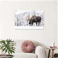 Picture of Winter Moose _GroupedProduct_Rectangle_Landscape_Photography _GroupedProduct_Rectangle_Landscape_Canvas_