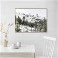Picture of Mountain Tops _GroupedProduct_Rectangle_Landscape_Photography _GroupedProduct_Rectangle_Landscape_Canvas_Framed_