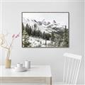Picture of Mountain Tops _GroupedProduct_Rectangle_Landscape_Photography _GroupedProduct_Rectangle_Landscape_Canvas_Framed_