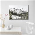 Picture of Mountain Tops _GroupedProduct_Rectangle_Landscape_Photography _GroupedProduct_Rectangle_Landscape_Canvas_Framed_
