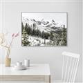 Picture of Mountain Tops _GroupedProduct_Rectangle_Landscape_Photography _GroupedProduct_Rectangle_Landscape_Canvas_Framed_