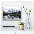 Picture of Mirror image of Mt Shuksan _GroupedProduct_Rectangle_Landscape_Photography _GroupedProduct_Rectangle_Landscape_Canvas_Framed_