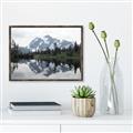 Picture of Mirror image of Mt Shuksan _GroupedProduct_Rectangle_Landscape_Photography _GroupedProduct_Rectangle_Landscape_Canvas_Framed_