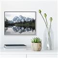 Picture of Mirror image of Mt Shuksan _GroupedProduct_Rectangle_Landscape_Photography _GroupedProduct_Rectangle_Landscape_Canvas_Framed_