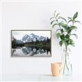 Picture of Mirror image of Mt Shuksan _GroupedProduct_Rectangle_Landscape_Photography _GroupedProduct_Rectangle_Landscape_Canvas_Framed_
