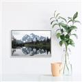 Picture of Mirror image of Mt Shuksan _GroupedProduct_Rectangle_Landscape_Photography _GroupedProduct_Rectangle_Landscape_Canvas_Framed_