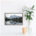 Picture of Mirror image of Mt Shuksan _GroupedProduct_Rectangle_Landscape_Photography _GroupedProduct_Rectangle_Landscape_Canvas_Framed_