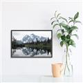 Picture of Mirror image of Mt Shuksan _GroupedProduct_Rectangle_Landscape_Photography _GroupedProduct_Rectangle_Landscape_Canvas_Framed_