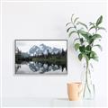 Picture of Mirror image of Mt Shuksan _GroupedProduct_Rectangle_Landscape_Photography _GroupedProduct_Rectangle_Landscape_Canvas_Framed_
