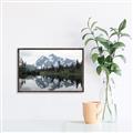 Picture of Mirror image of Mt Shuksan _GroupedProduct_Rectangle_Landscape_Photography _GroupedProduct_Rectangle_Landscape_Canvas_Framed_