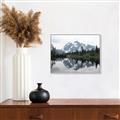 Picture of Mirror image of Mt Shuksan _GroupedProduct_Rectangle_Landscape_Photography _GroupedProduct_Rectangle_Landscape_Canvas_Framed_