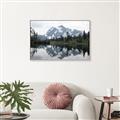 Picture of Mirror image of Mt Shuksan _GroupedProduct_Rectangle_Landscape_Photography _GroupedProduct_Rectangle_Landscape_Canvas_Framed_