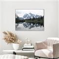 Picture of Mirror image of Mt Shuksan _GroupedProduct_Rectangle_Landscape_Photography _GroupedProduct_Rectangle_Landscape_Canvas_Framed_