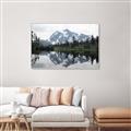 Picture of Mirror image of Mt Shuksan _GroupedProduct_Rectangle_Landscape_Photography _GroupedProduct_Rectangle_Landscape_Canvas_Framed_